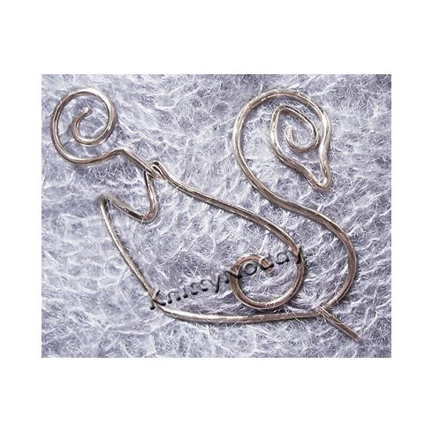 Swan Shawl Pin