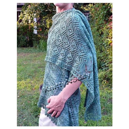 Fiore di Melanzana Shawl