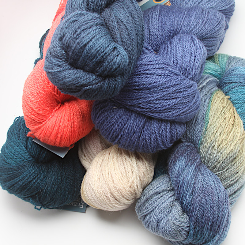 Fleece Artist Blue Face Leicester 2/8!